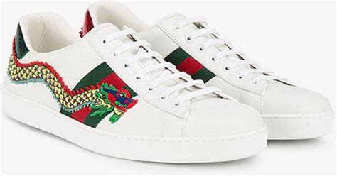 gucci dragon sneakers fake|gucci sneakers embroidered.